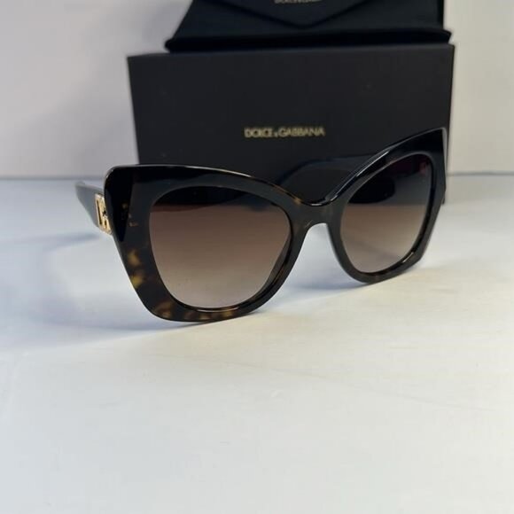 New Authentic Dolce & Gabbana DG 4405 502/13 tortoise Sunglasses - Picture 1 of 13